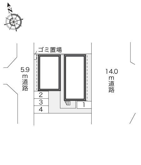 虹(21673)の駐車配置図