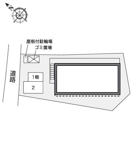 白岳２２６(41632)の駐車配置図
