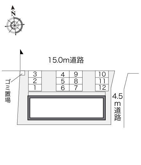 いずみ２(21193)の駐車配置図