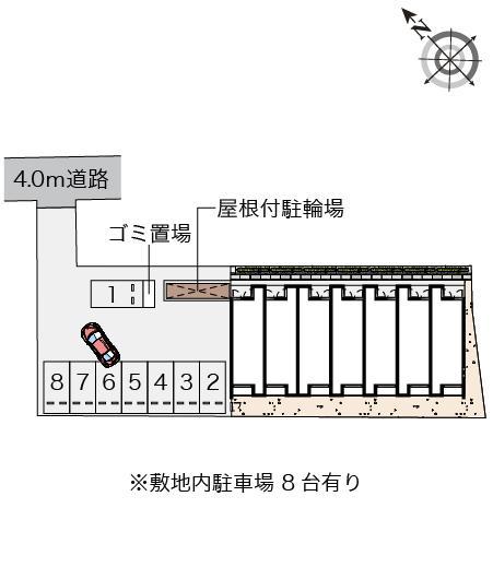 クレイノＮＯＡ　ＴＯ　ＪＫ(56172)の駐車配置図