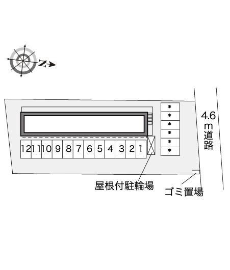 コンフォート隅の浜(30807)の駐車配置図