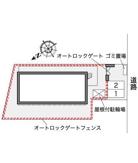 コンパル歌島(37313)の駐車配置図