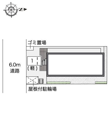 長池(43061)の駐車配置図