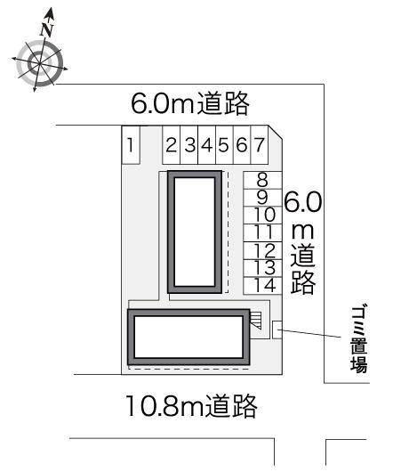 リバティー(22482)の駐車配置図