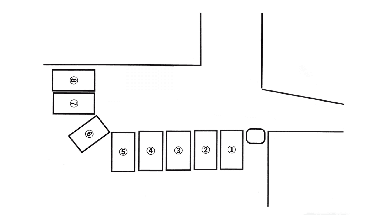 Park 大谷 649の駐車配置図