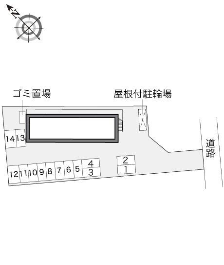 スペースタナカ(14733)の駐車配置図