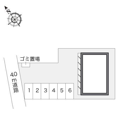 スタシオン(20545)の駐車配置図