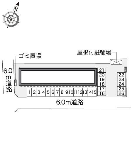 フェルム(33521)の駐車配置図