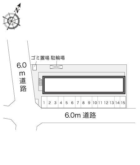 メゾンド　ブランシュ(24903)の駐車配置図