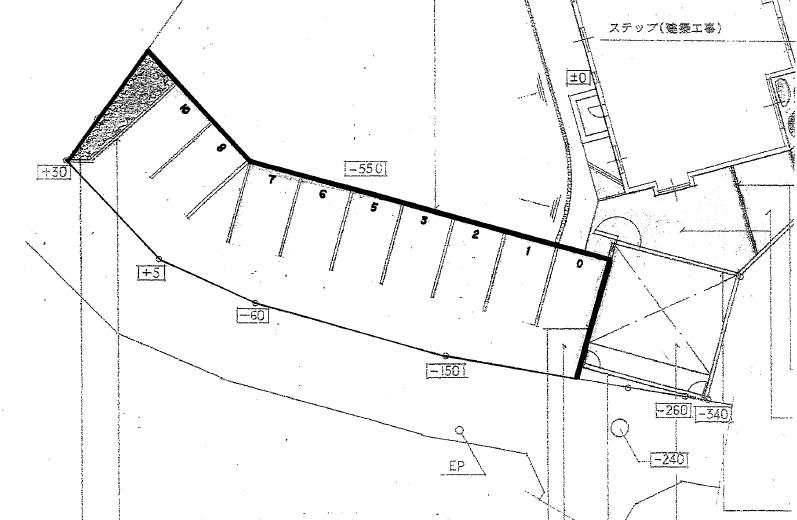 大岡５丁目駐車場の駐車配置図