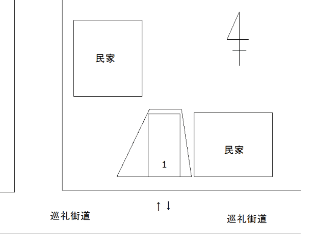 FK小田原市飯泉駐車場の駐車配置図