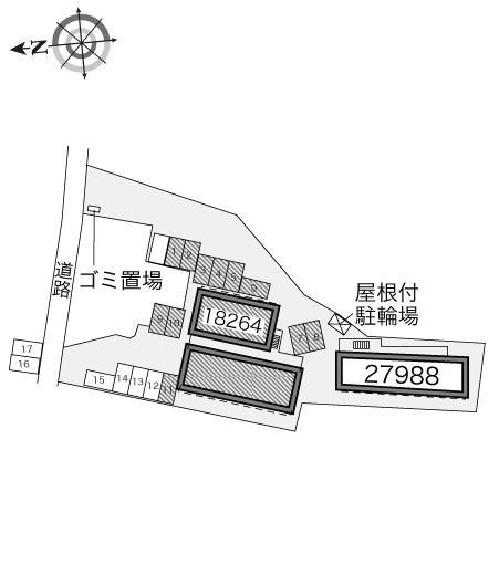 フィオーレ(18264)の駐車配置図