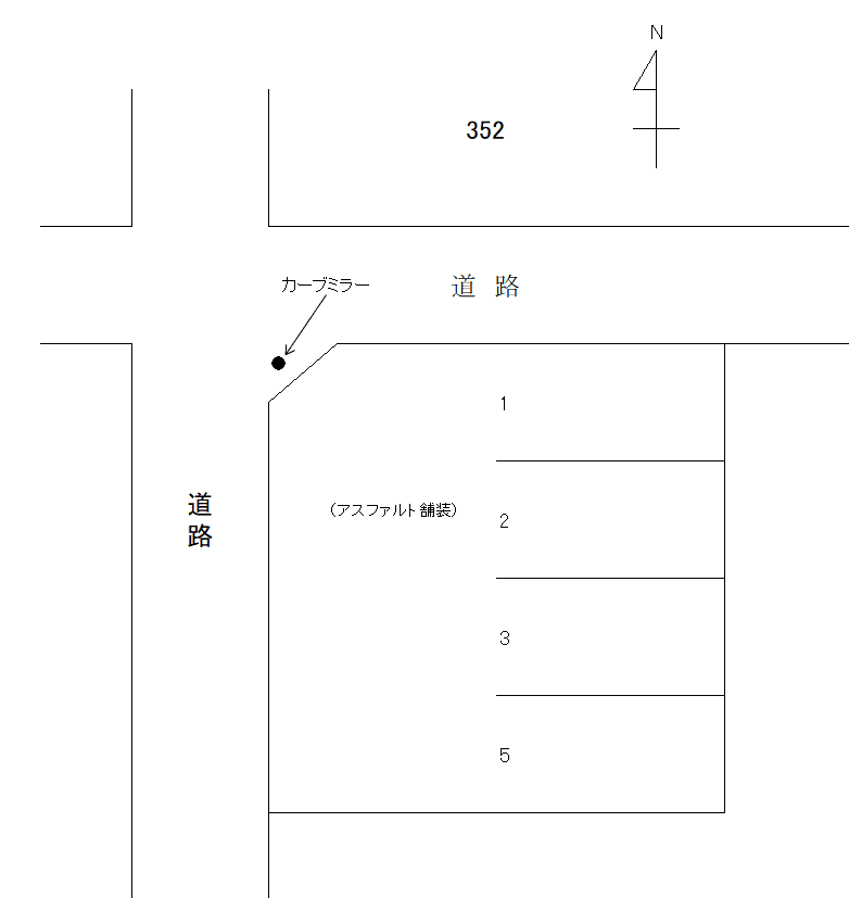 岩倉－352の駐車配置図