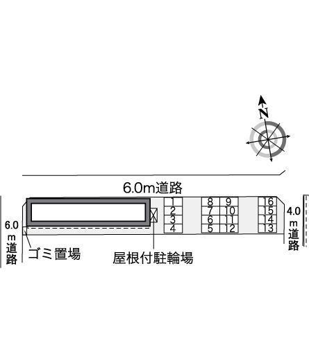 Ｔａｄｐｏｌｅ須賀(35217)の駐車配置図