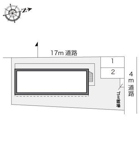 オステン　グッチ(16450)の駐車配置図