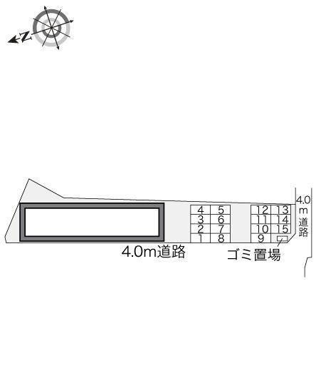 Ｍｅｒｖｅｉｌｌｅ(20274)の駐車配置図