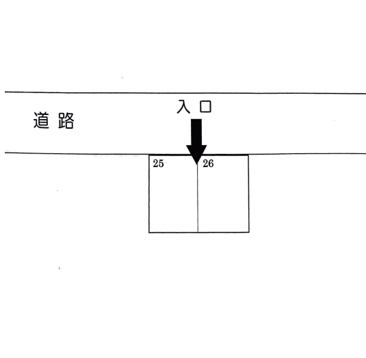 木町4-A（C）駐車場の駐車配置図