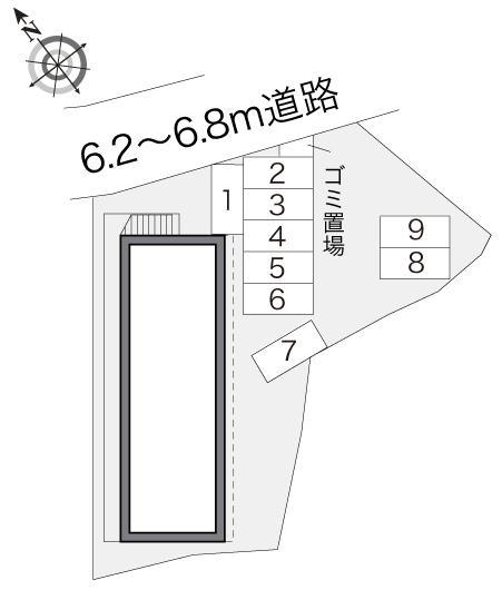 やましょう(18115)の駐車配置図