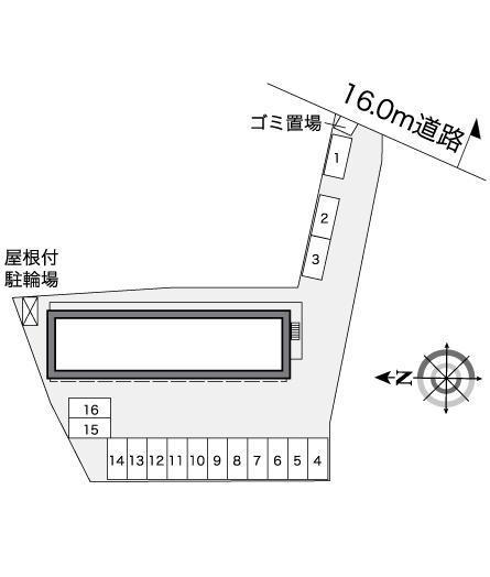 ひまわり(26131)の駐車配置図