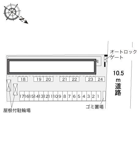 ブランシュ(34284)の駐車配置図