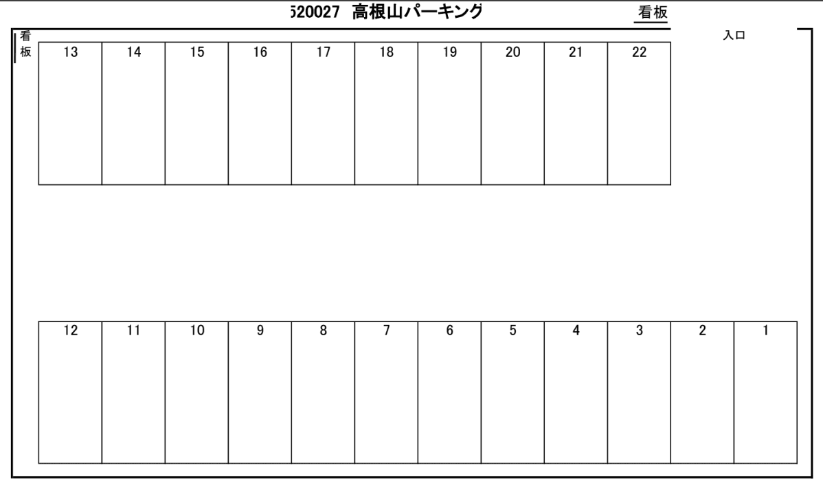 520027の駐車配置図