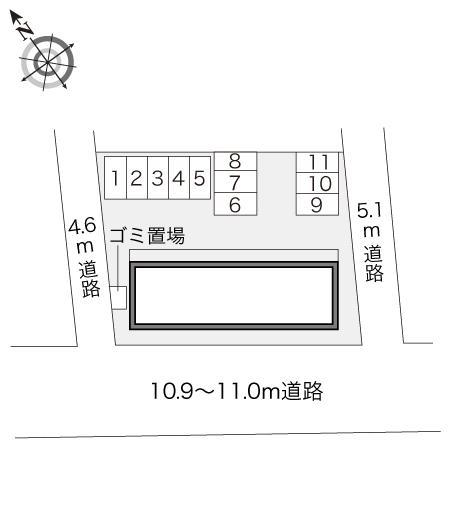 ＮＩＴＴＡ(20906)の駐車配置図