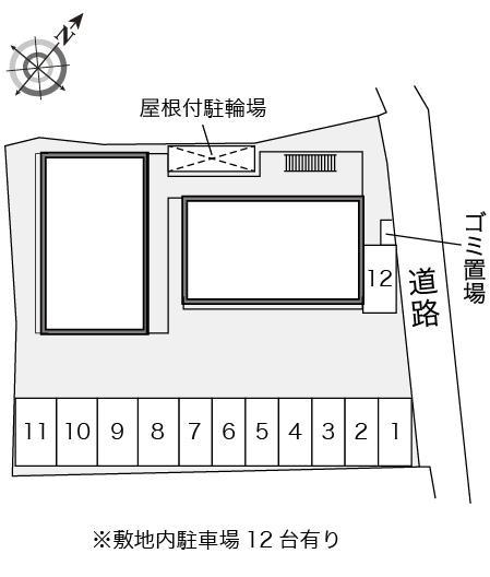 リバーサイド　光(19144)の駐車配置図