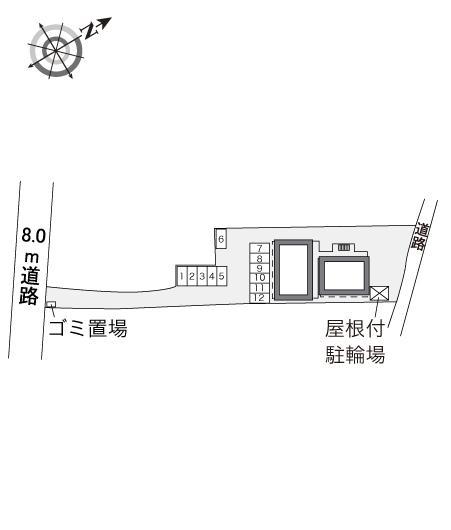 ヴィラ　ステップイン(28367)の駐車配置図
