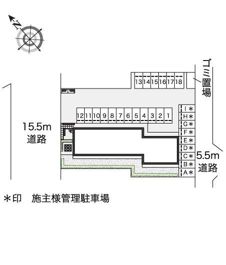 レオーネ(44136)の駐車配置図