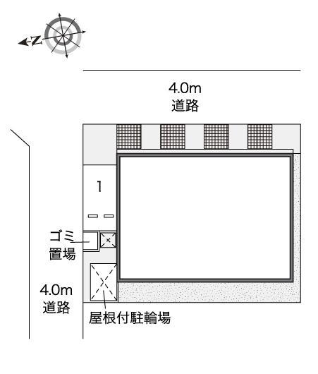 ヒカリハイツ(47451)の駐車配置図