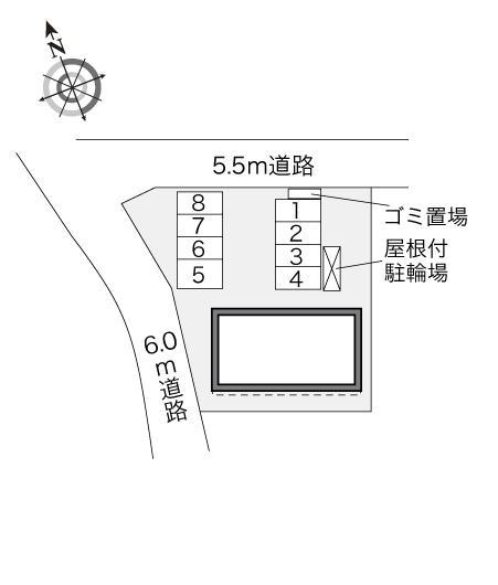 ピュア(33095)の駐車配置図