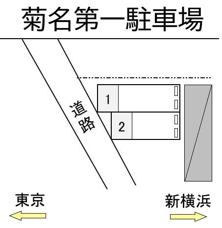 SSK菊名第一駐車場の駐車配置図