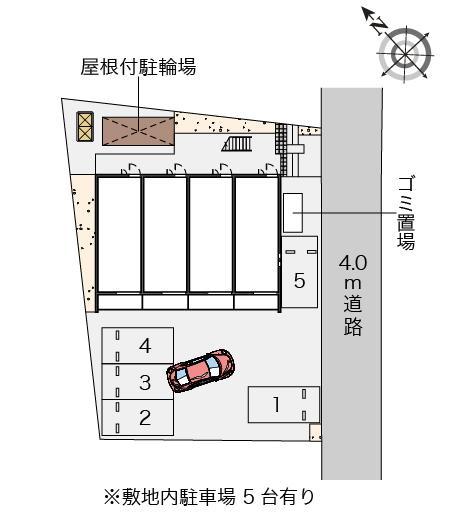 クレイノＨＡＫＯＤＡ(56271)の駐車配置図