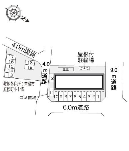 蔵(33915)の駐車配置図