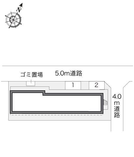 富士見(20334)の駐車配置図
