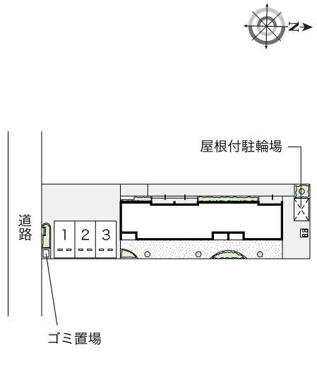 野一色スカイブルー(54165)の駐車配置図