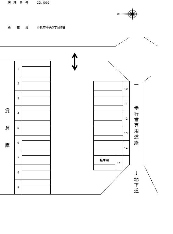 J-099の駐車配置図