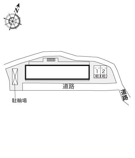 ザ　ファミリア(23213)の駐車配置図