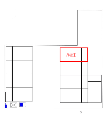 田原本駅前第２の駐車配置図