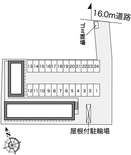 西近江(30089)の駐車配置図