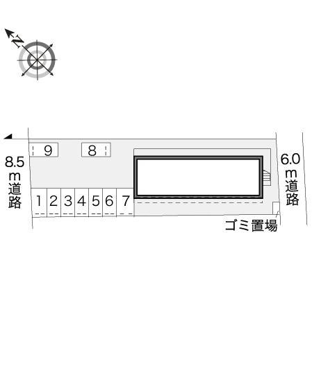 エクセレントイン(16194)の駐車配置図