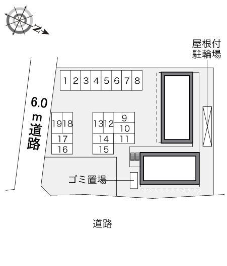 エスペランサ野上(32930)の駐車配置図