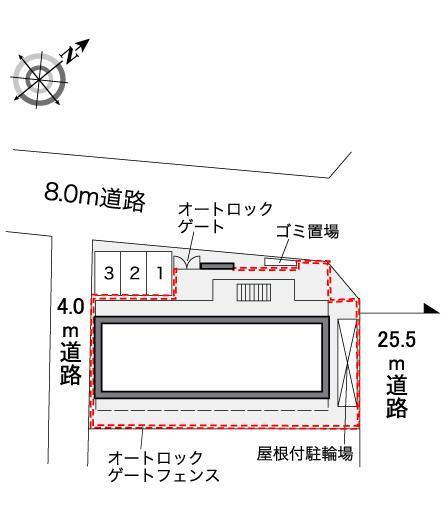 フィールド　Ⅲ(39578)の駐車配置図