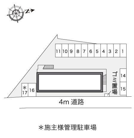ＡＤＡＧＩＯ(12967)の駐車配置図