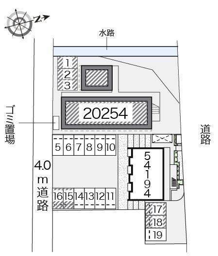 北斗Ⅱ(20254)　敷地外駐車場の駐車配置図