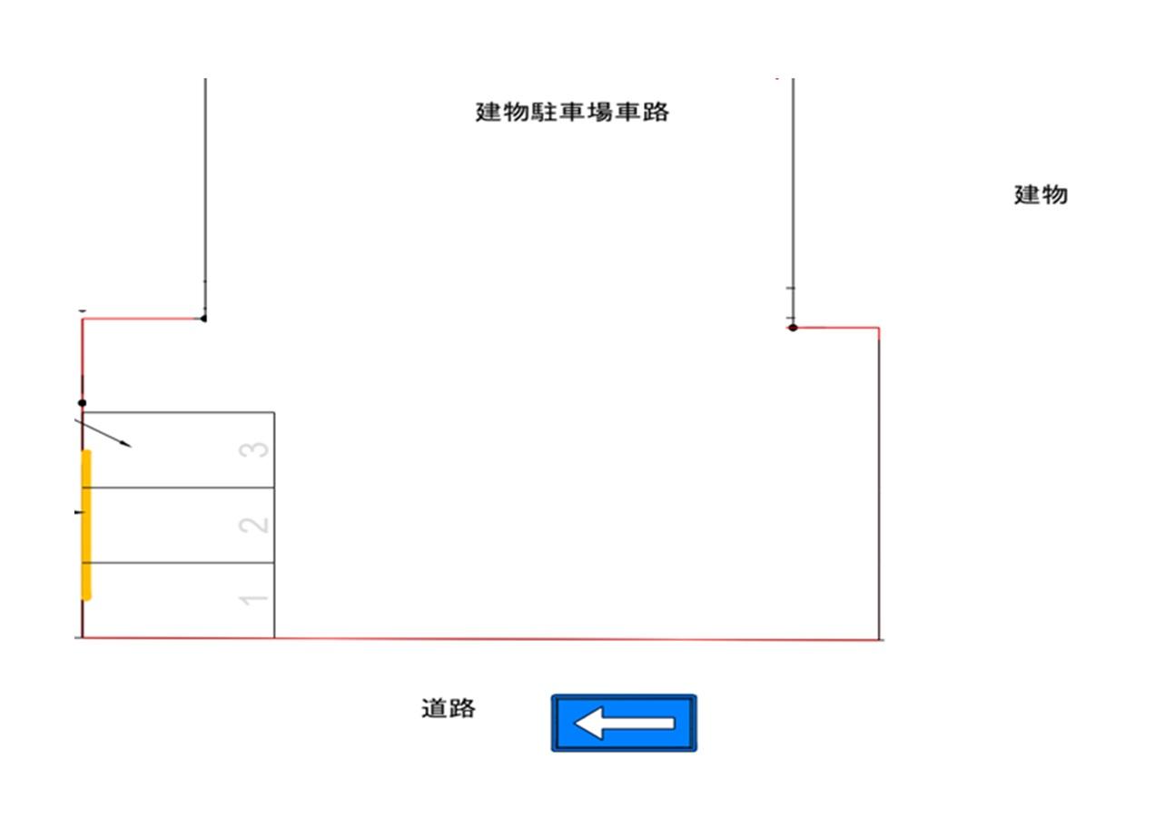 南砂バイク駐車場の駐車配置図