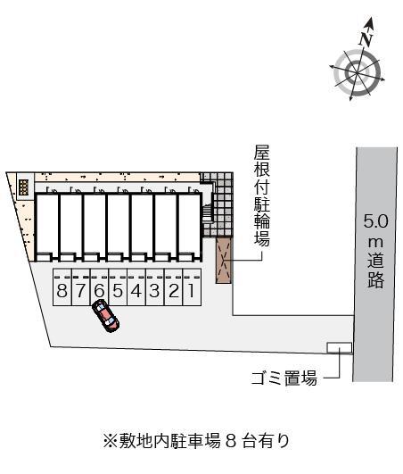 敬(55125)の駐車配置図