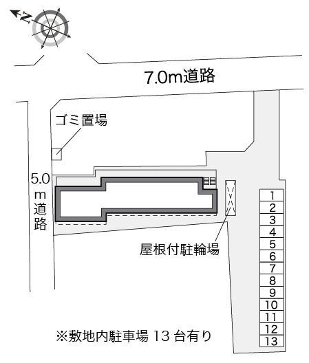ユートピア白岡(34136)の駐車配置図