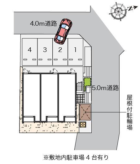 クレイノくまがい　Ⅱ(58423)の駐車配置図