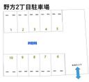 野方２丁目駐車場の駐車場